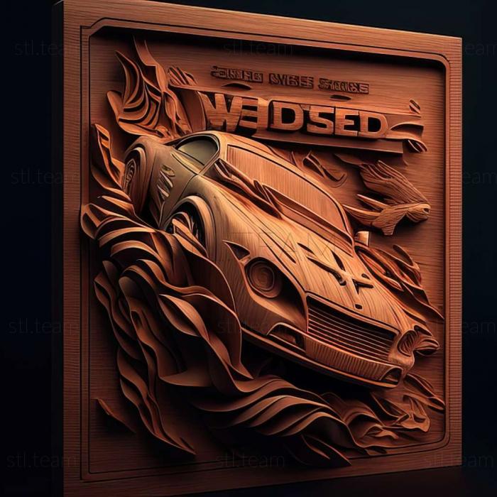 3D модель Спеціальне видання гри Need for Speed (STL)